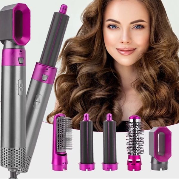 Cepillo 5 en 1: ¡Transforma Tu Estilo al Instante!